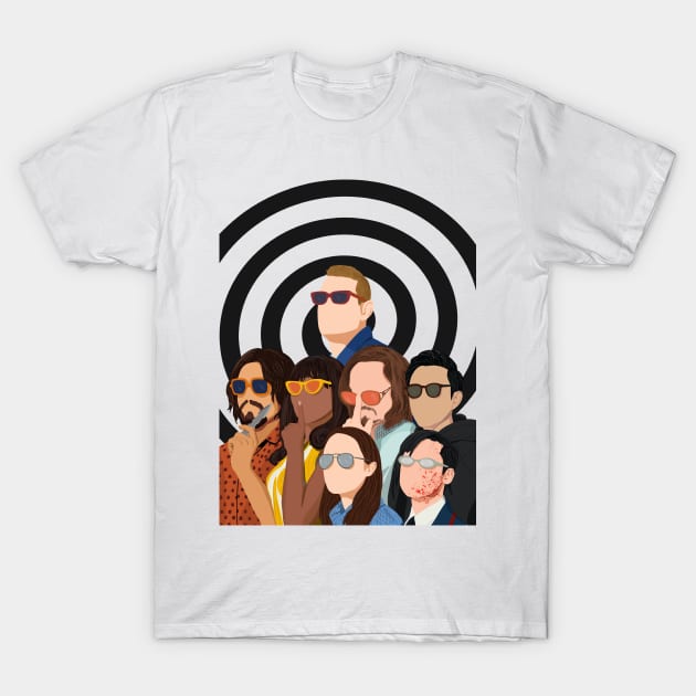 The Umbrella Academy siblings - S2 T-Shirt by byebyesally